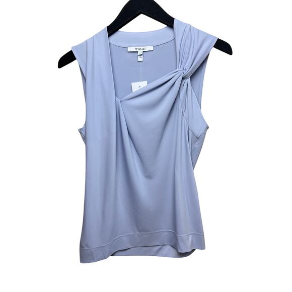 DEREK LAM 10 CROSBY Alya Asymmetric Draped Top - Picture 8 of 10